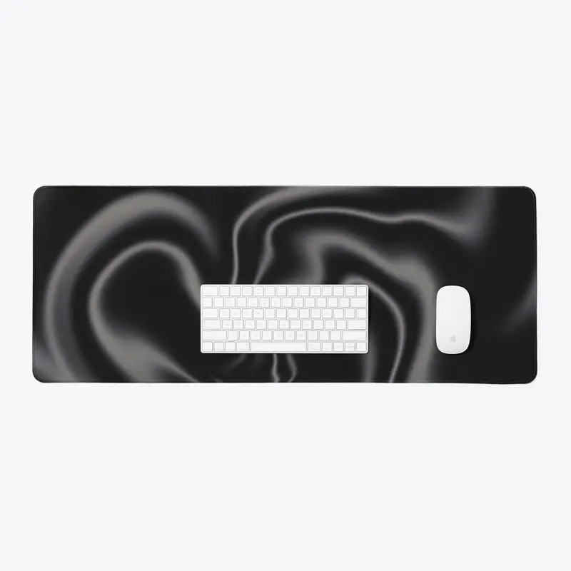 Desk Mat - Dark Gray Aesthetic