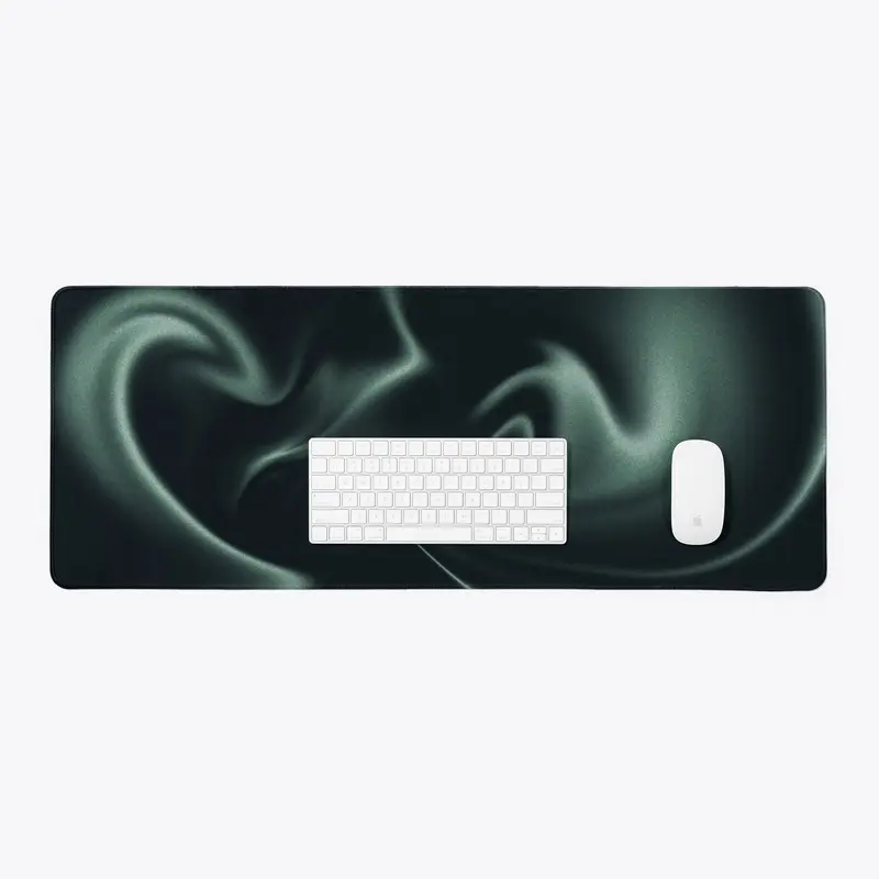 Desk Mat - Dark Green Aesthetic